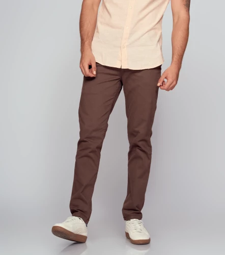 Iron Javi Pantalon Unicolor En Dril UnserCF