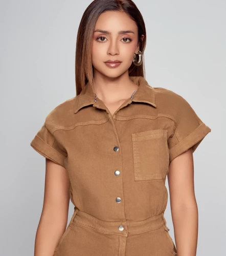 Enterizo Para Mujer Short En Indigo Unicolor Tatiana DerekKQ