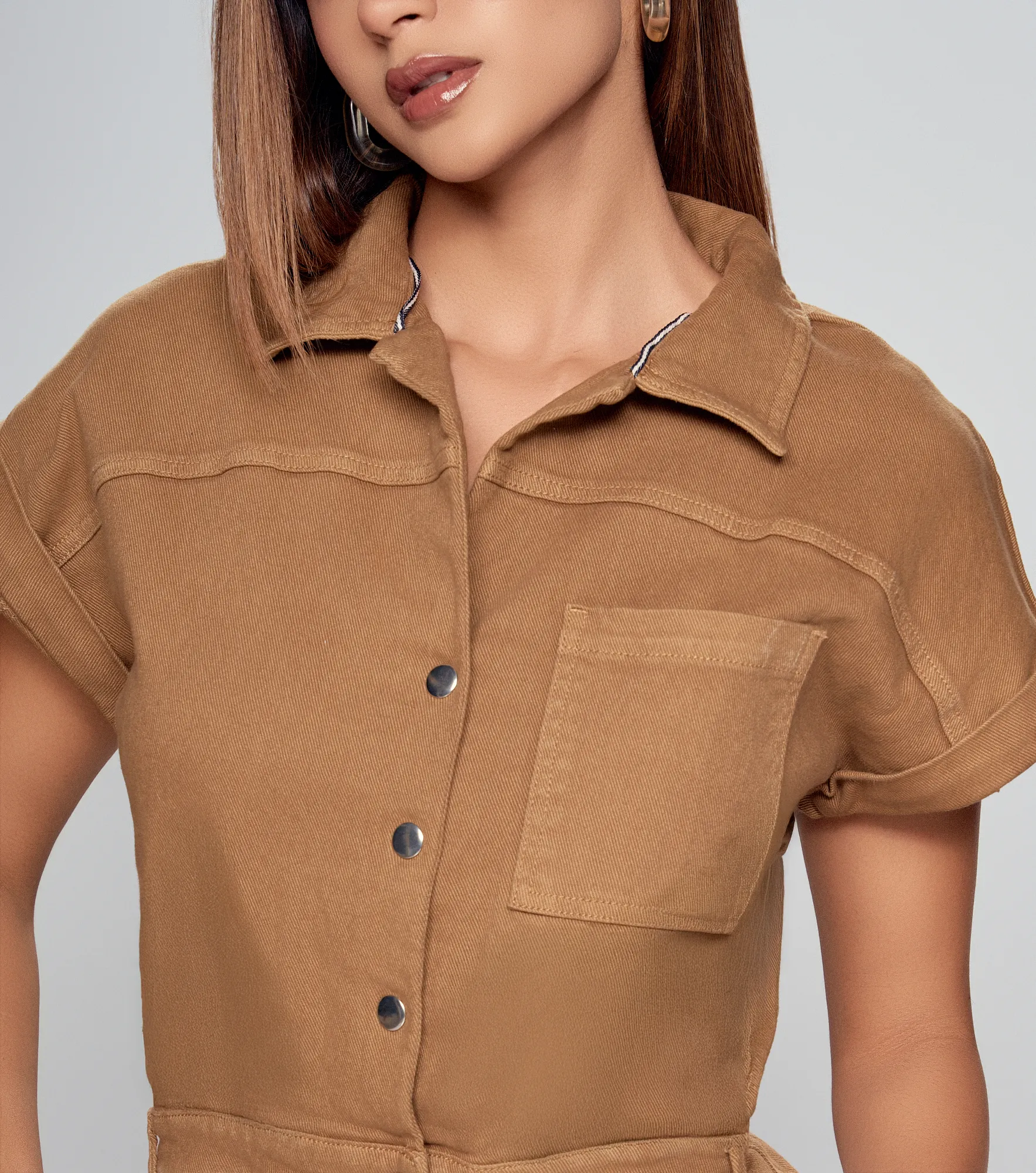 Enterizo Para Mujer Short En Indigo Unicolor Tatiana Derek 834847 KQ