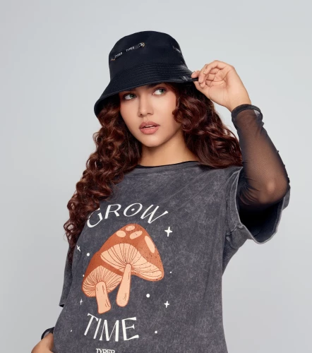 Clar Bucket Hat Con Sesgo Contramarcado TyperNG