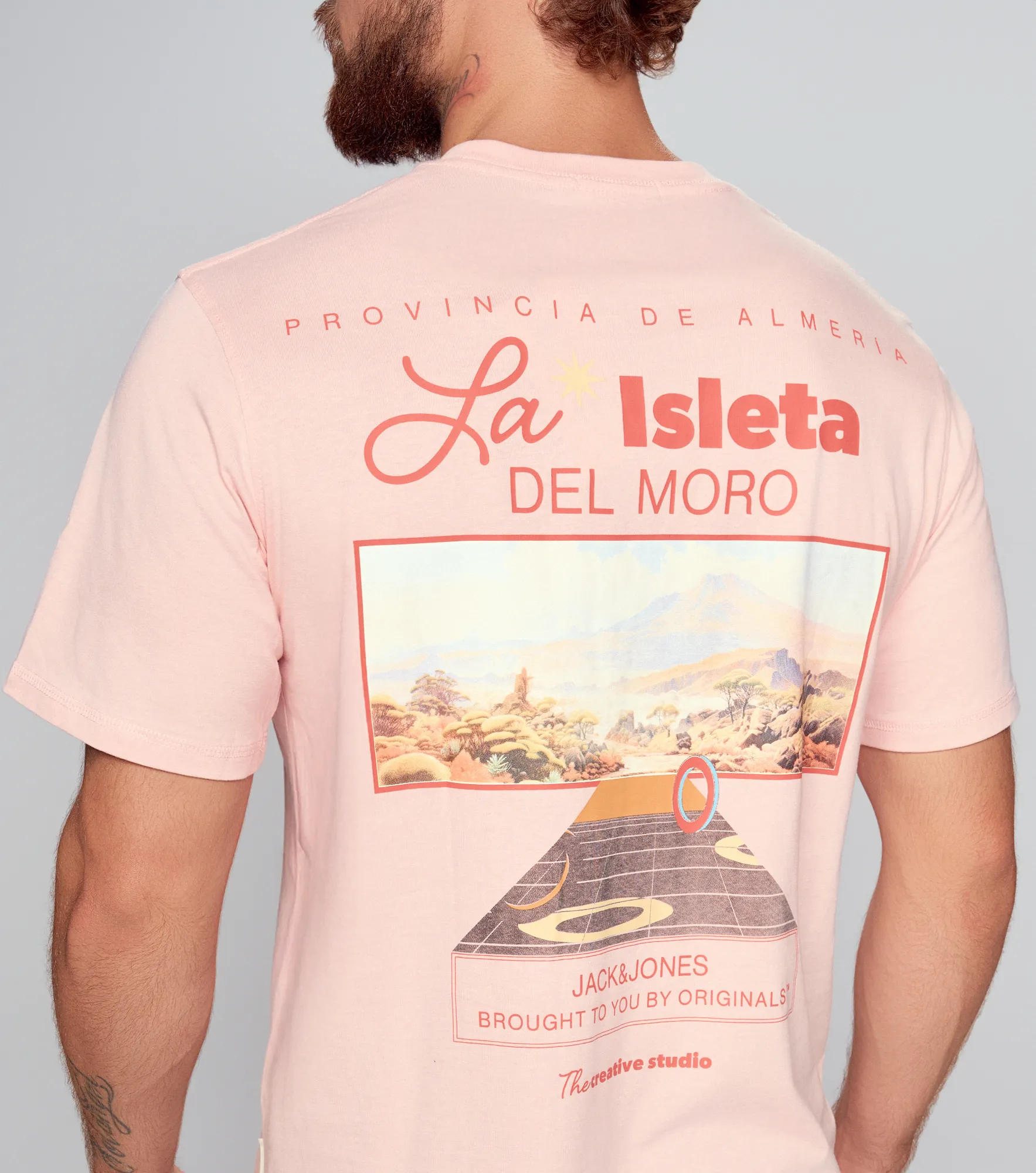 Camiseta Jack And Jones Joralmeria World Tee Ss Crew Neck 131175 BL