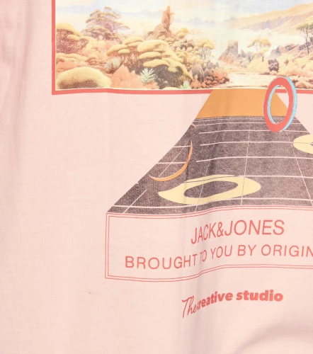 Camiseta Jack And Jones Joralmeria World Tee Ss Crew NeckRS