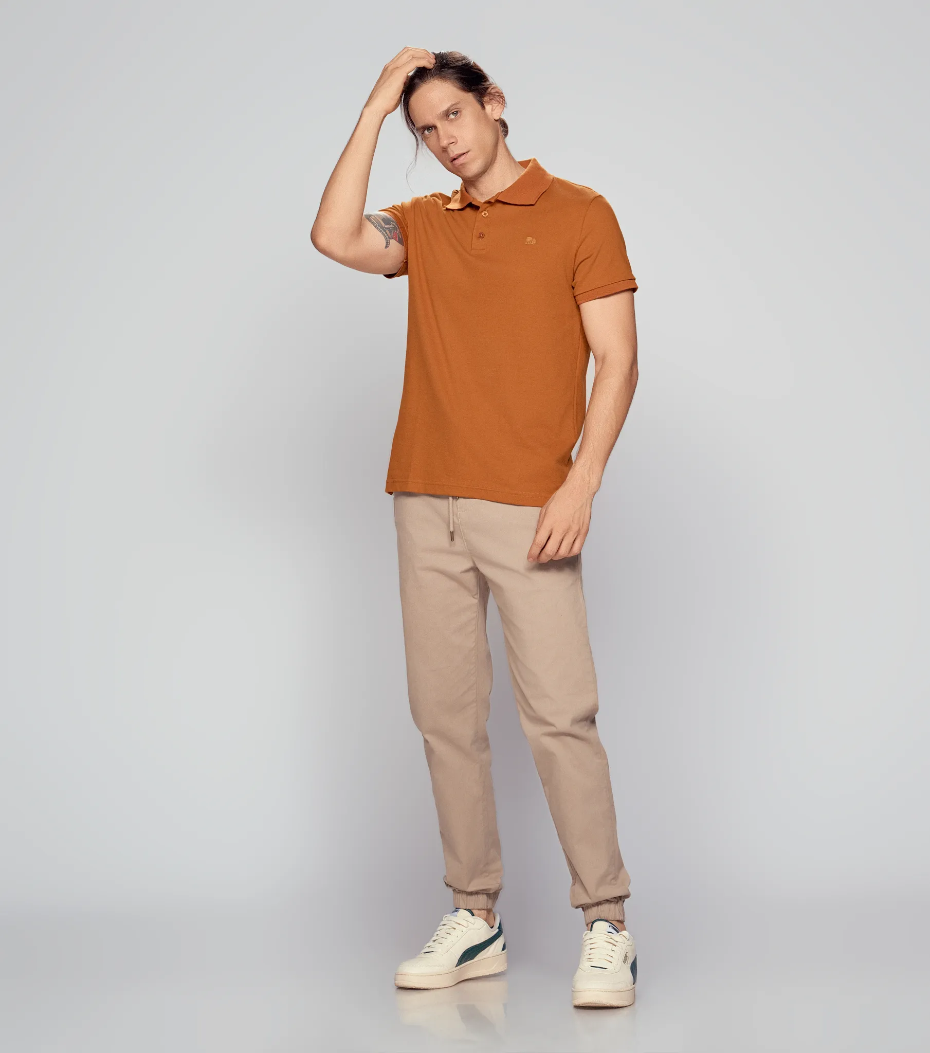 Polo Americanino Mc Slim Indio Apliq 130739 AM