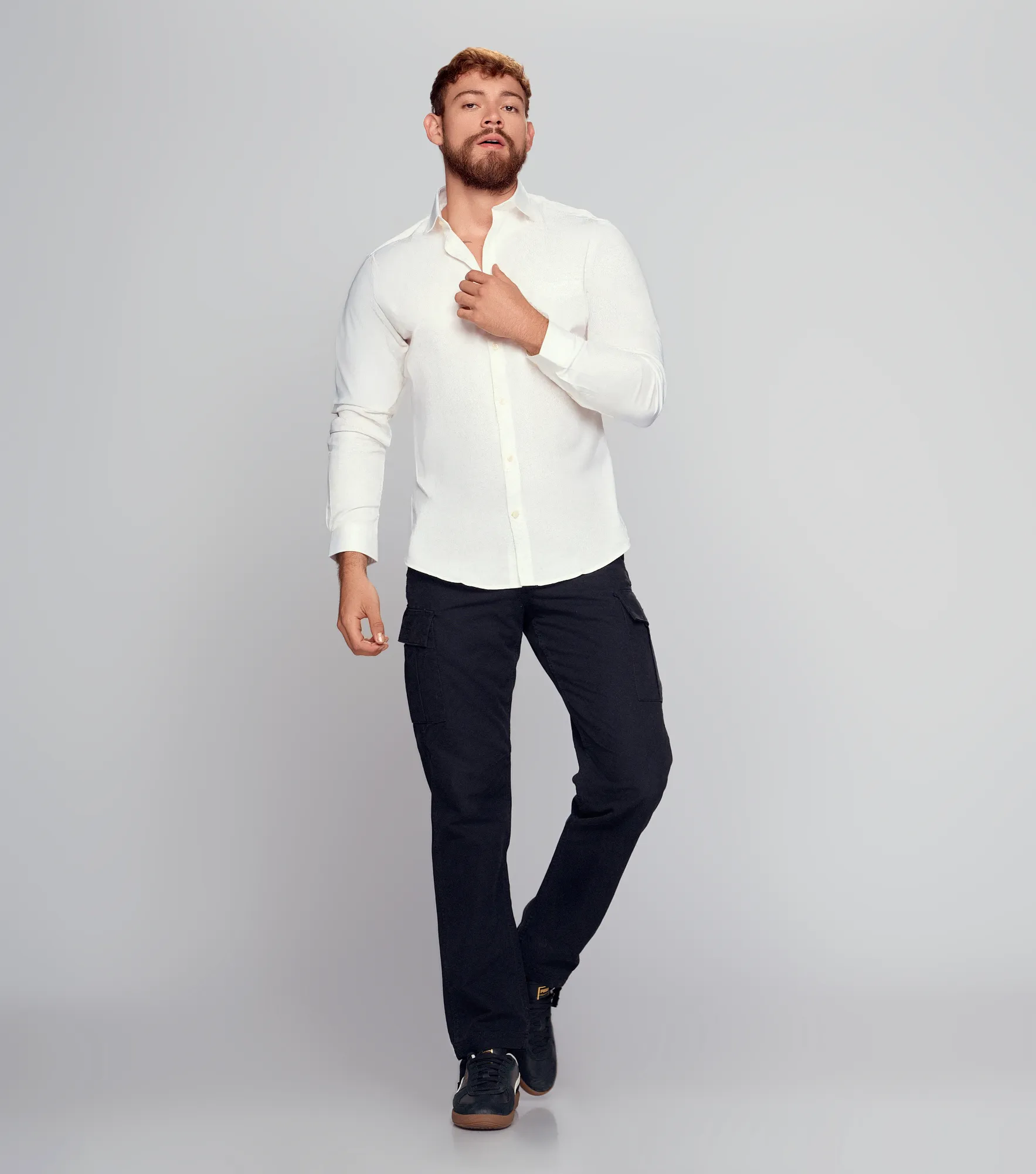 Camisa Jack And Jones Jprblacardiff Shirt L S Noos 131153 BL