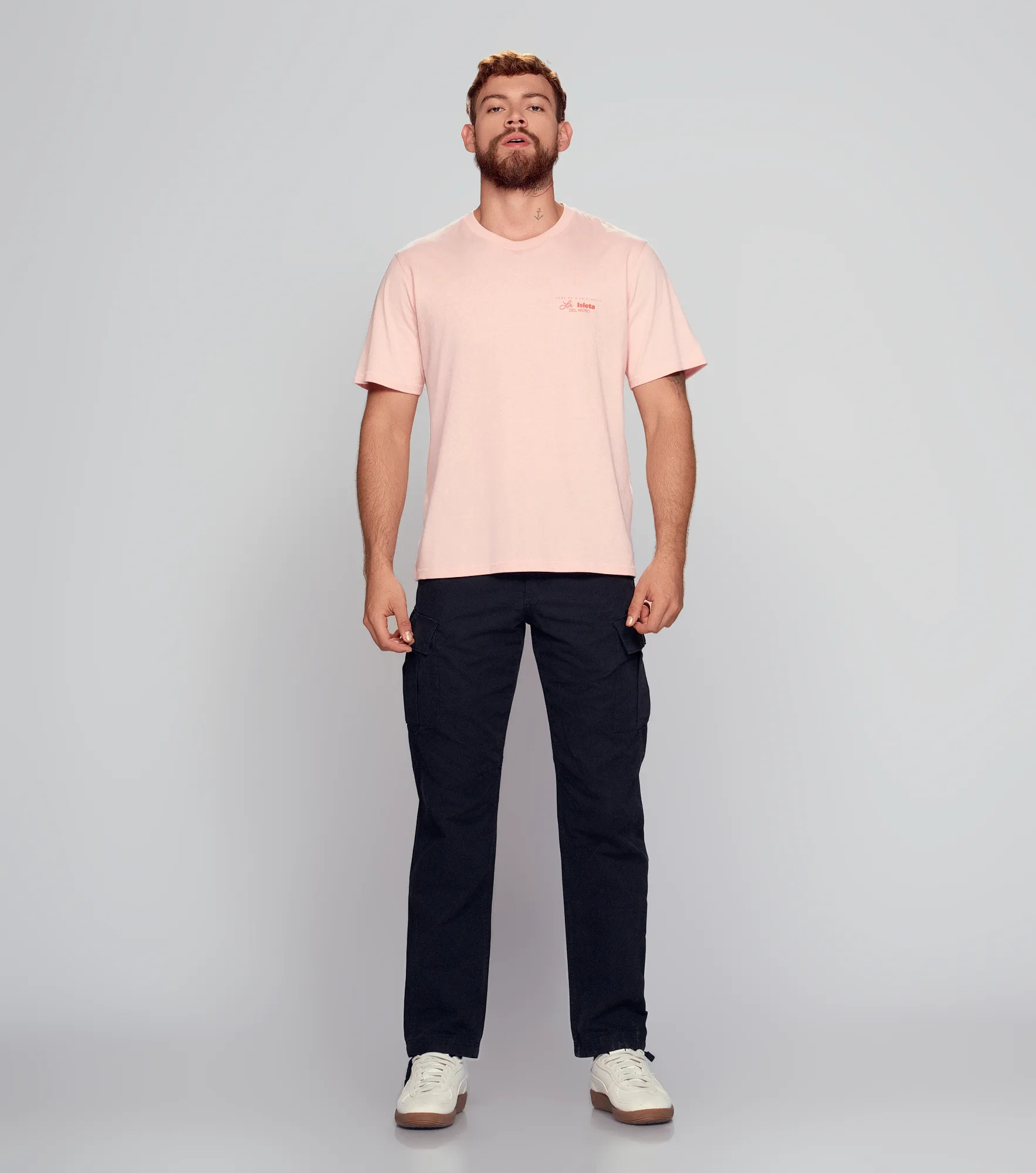 Camiseta Jack And Jones Joralmeria World Tee Ss Crew Neck 131175 BL