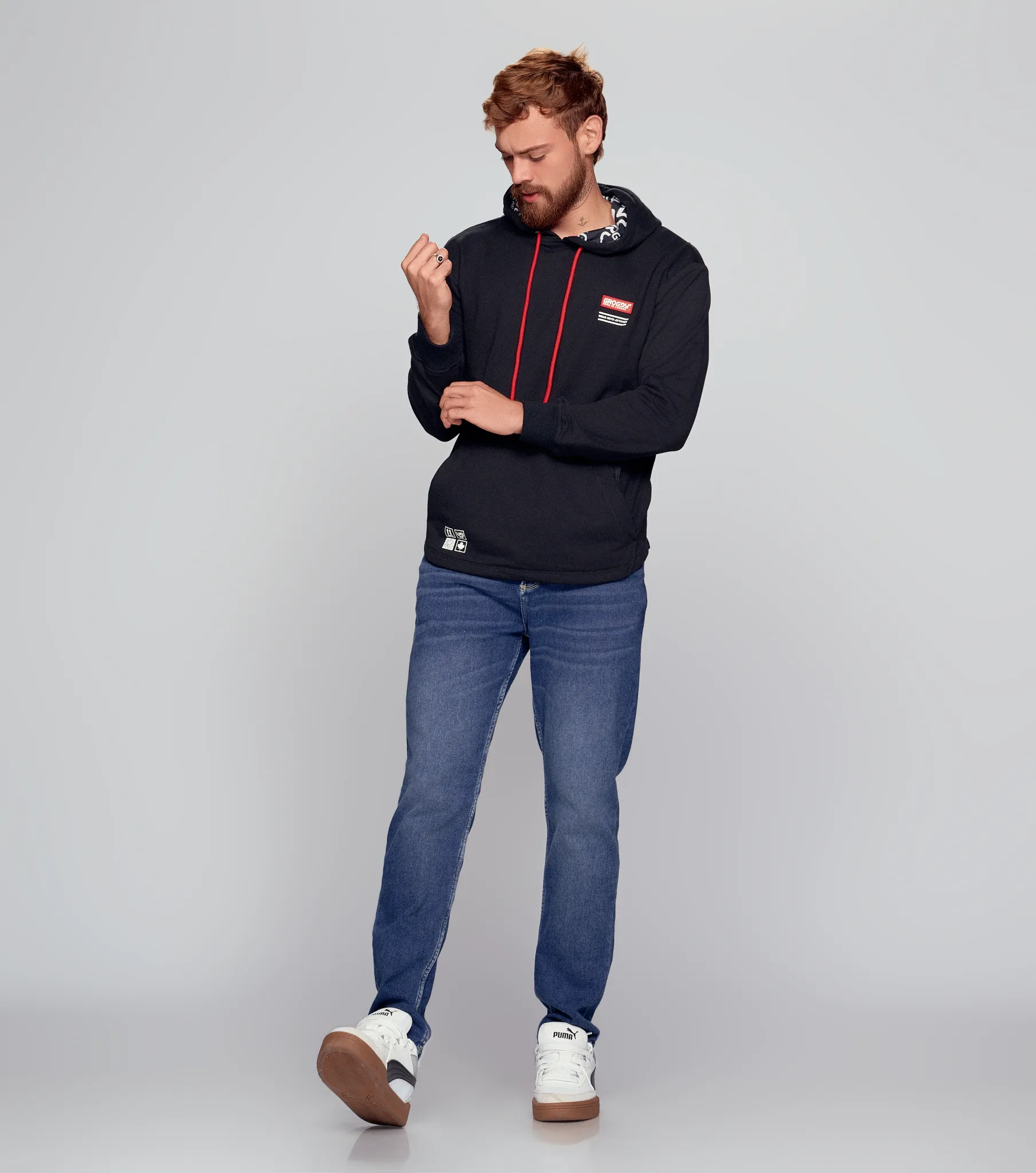 Abyss Hoodie Masculino Groggy 831240 NG