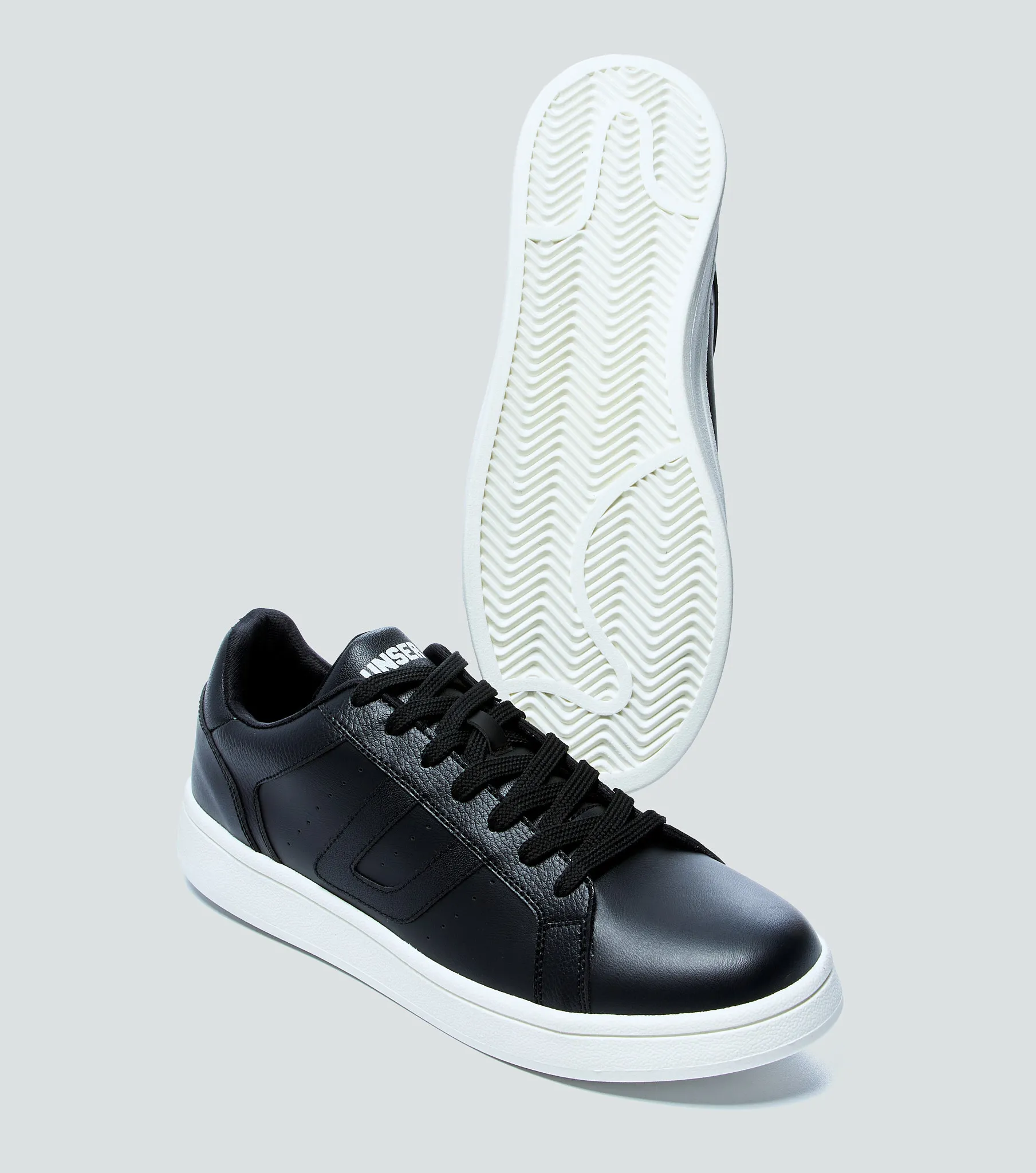 Javier Zapato Negro Casual Con Suela En Contraste Unser 831559 NG