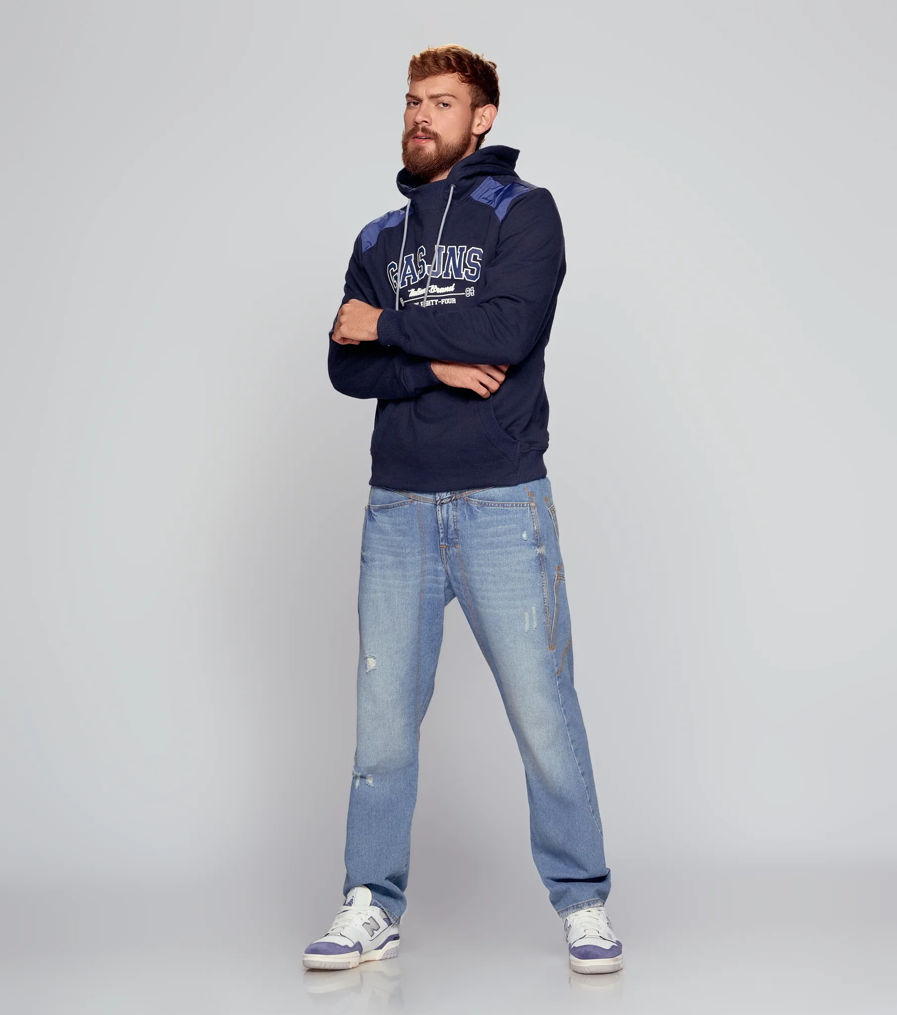 Sion Buzo Con Capota Masculino Gas 834068 AZ