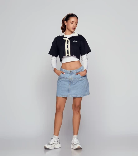 Mika Blusa Boxy Con Tejidos TyperNG