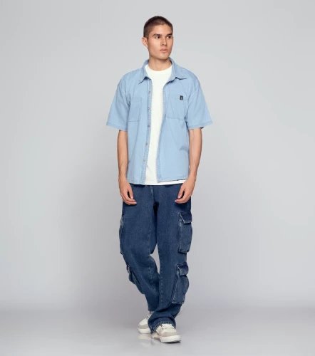 Austin Camisera Boxy En Chambray TyperAZ