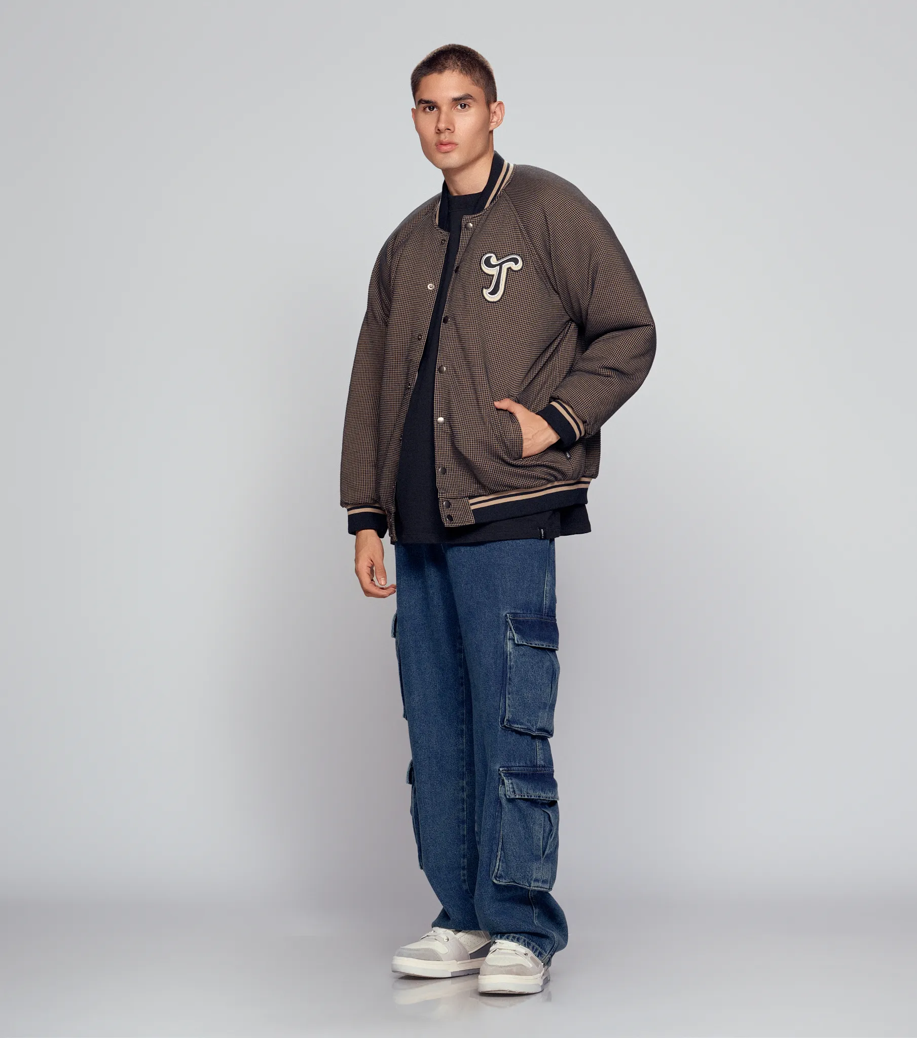 Orlando Chaqueta Bomberg Oversize Texturizada Typer 834595 BL