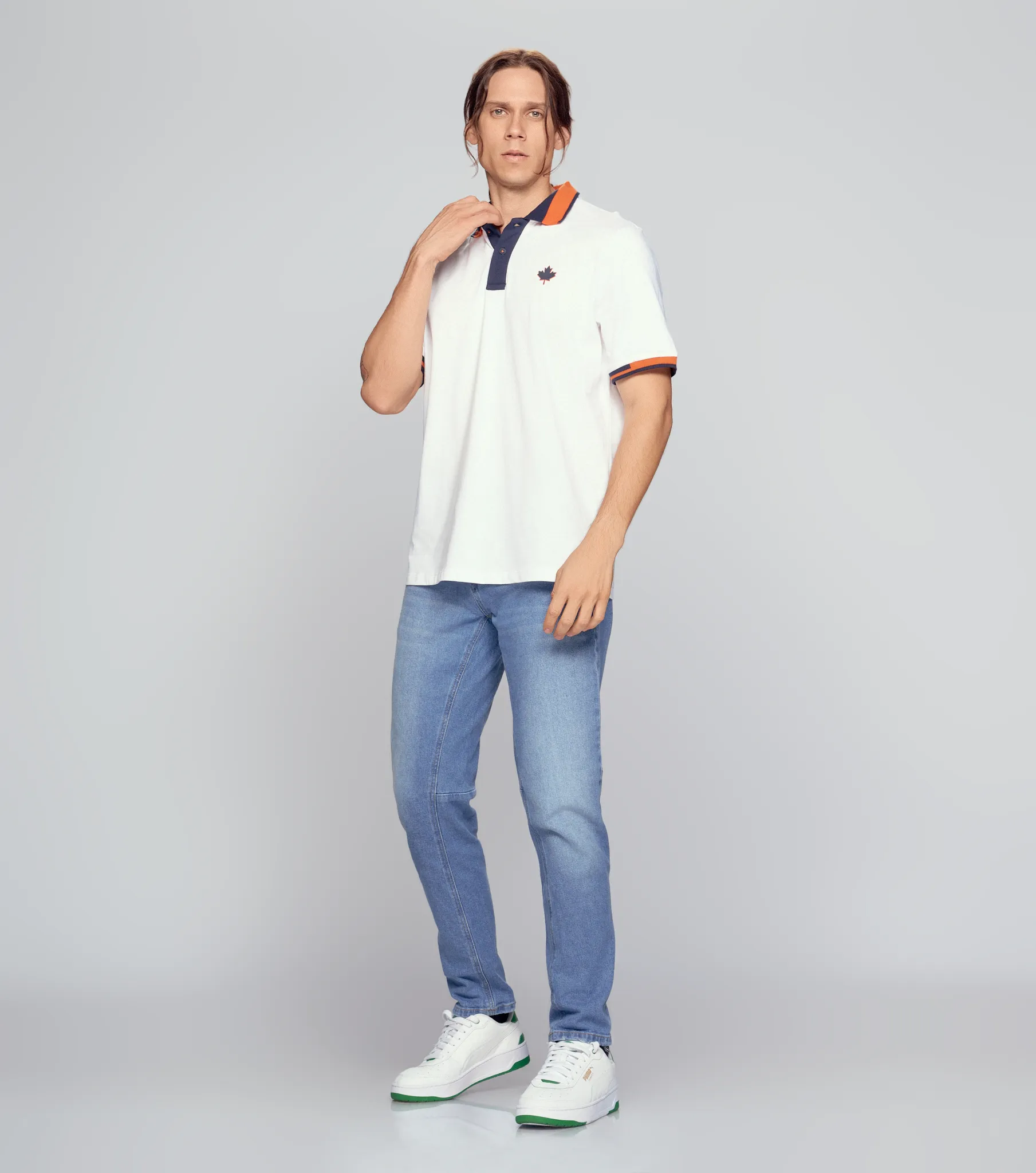Jasper Polo Regular Masculina Groggy 834752 NJ