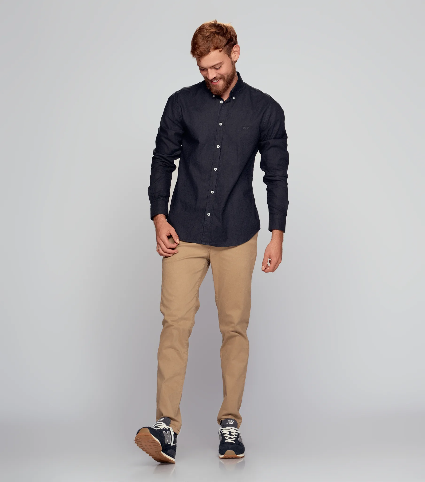 Stell Mario Pantalon En Drill Comfort Unicolor Unser 835103 KQ