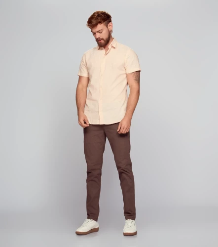 Iron Javi Pantalon Unicolor En Dril UnserCF