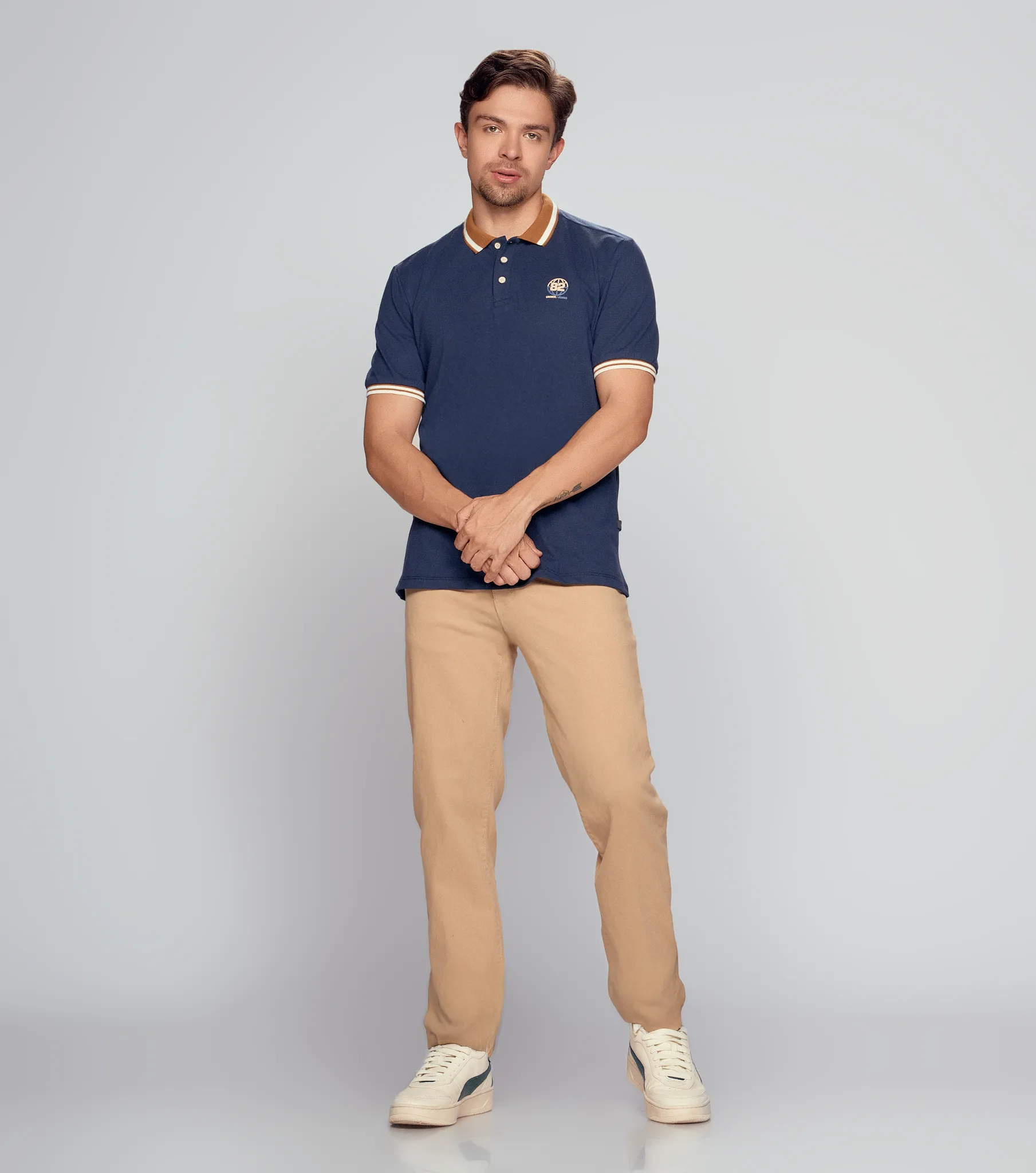 Comfort Marc Polo Con Combinacion En Cuello Unser 835115 AV