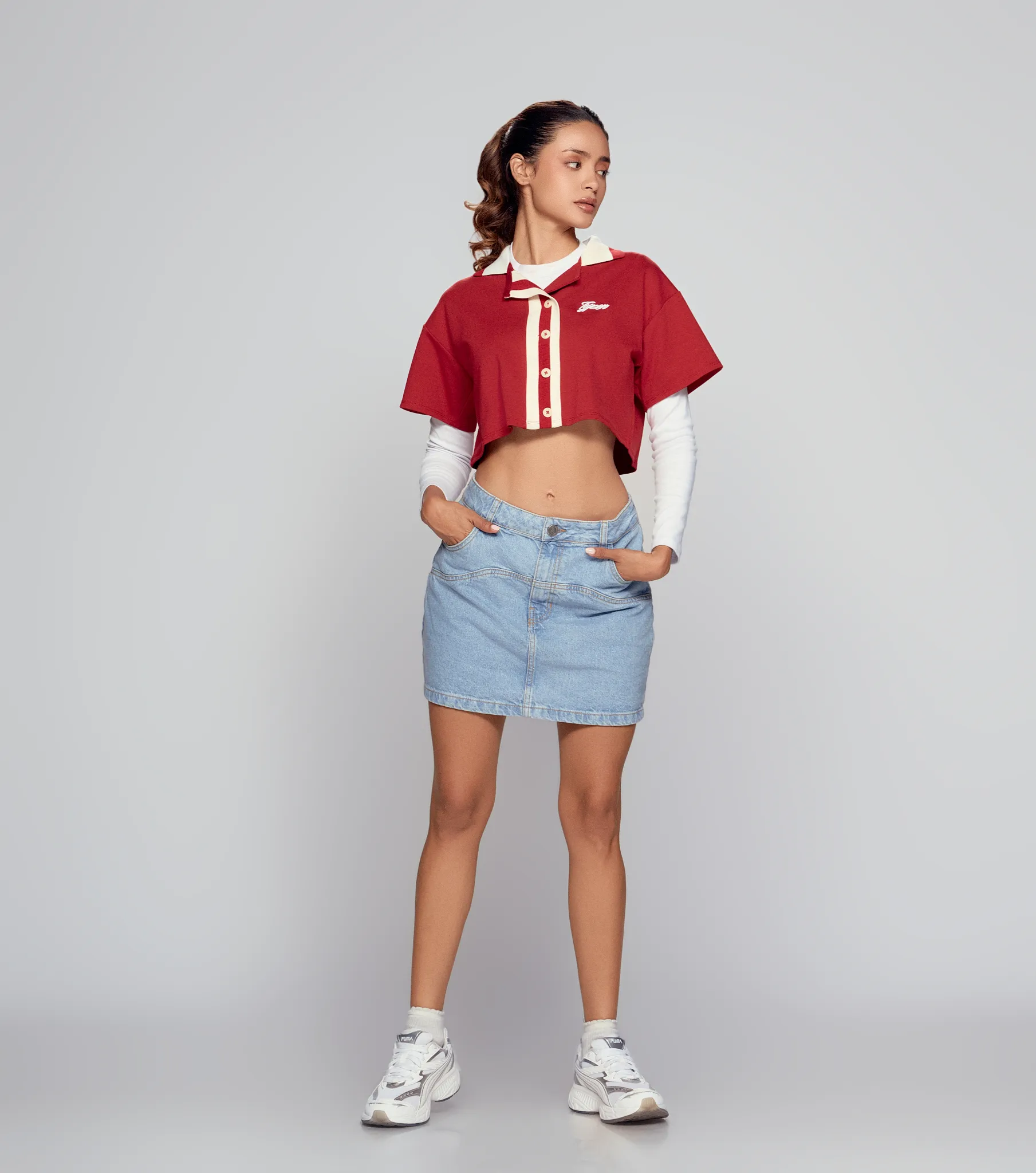 Charlotte Falda Corta Con Corte Typer 835168 AZ