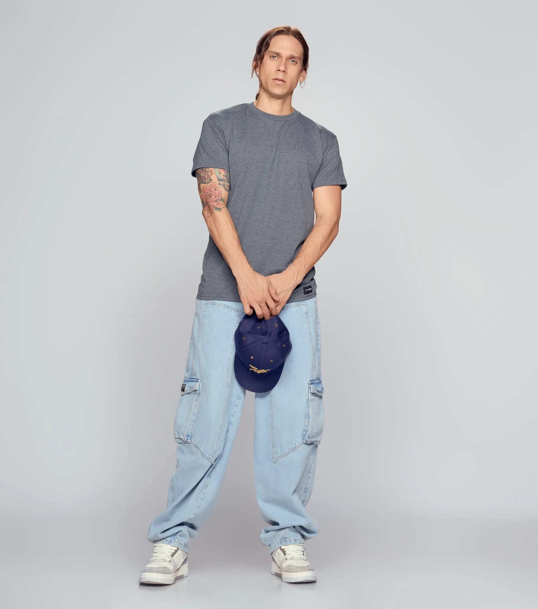 Bryan T Shirt Comfort Estampado Typer 835188 BL