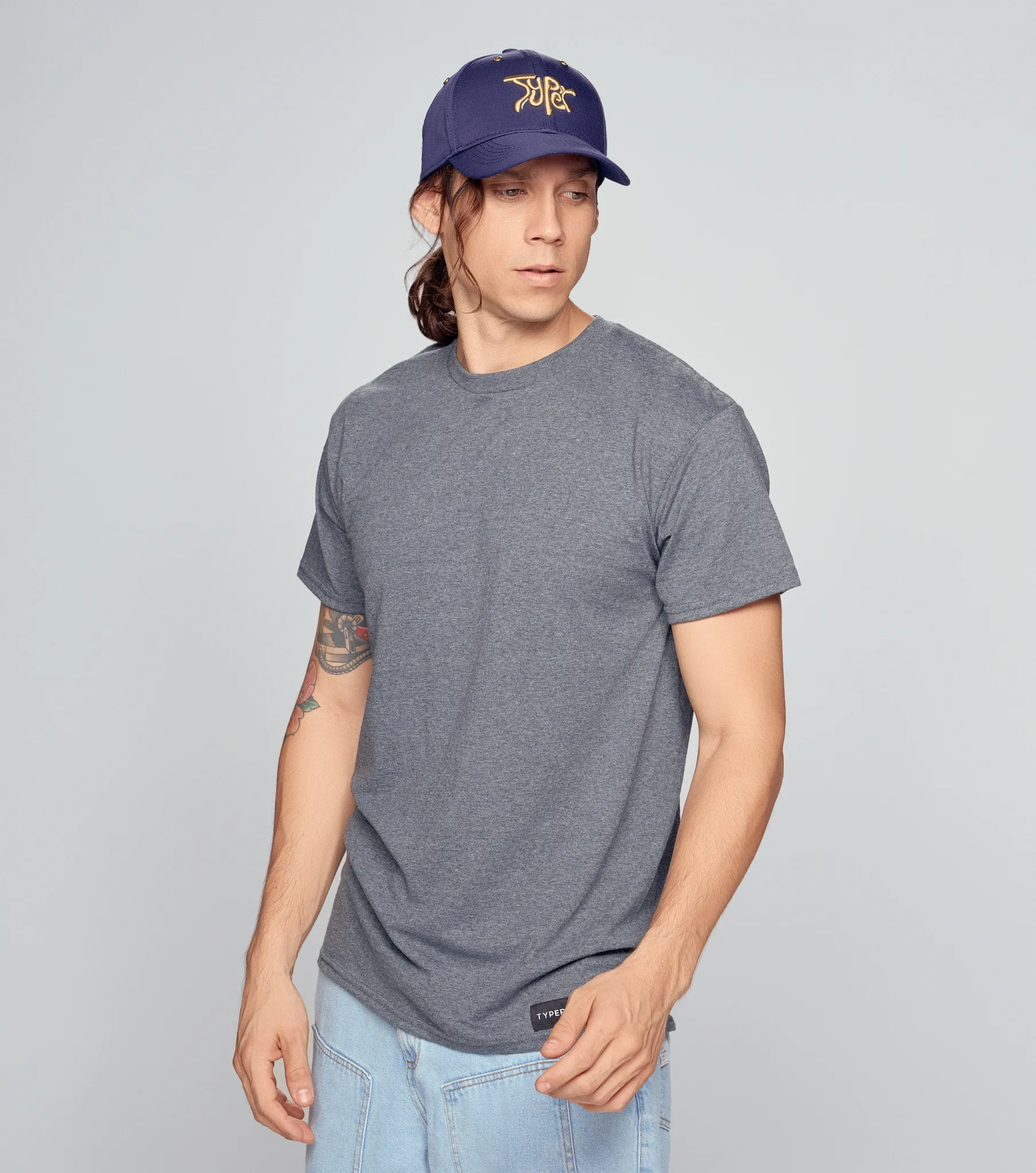 Bryan T Shirt Comfort Estampado Typer 835188 BL