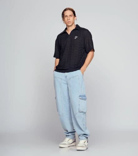 Justin Polo Comfort Con Costuras En Contraste TyperNG