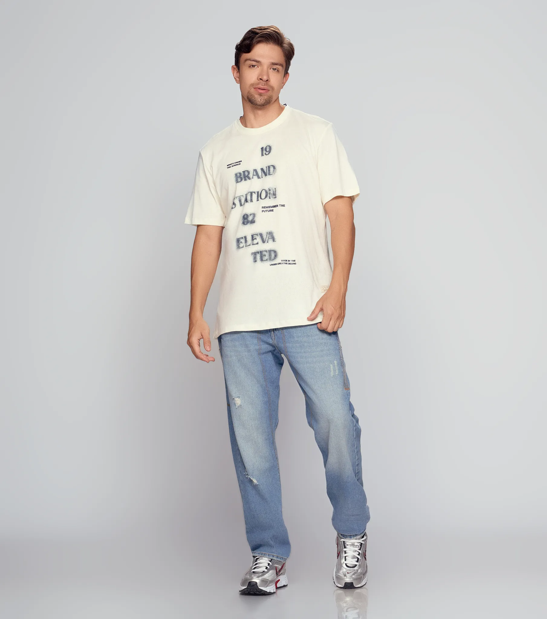 Comfort Leo T Shirt Con Estampado Difuminado Unser 835460 AR