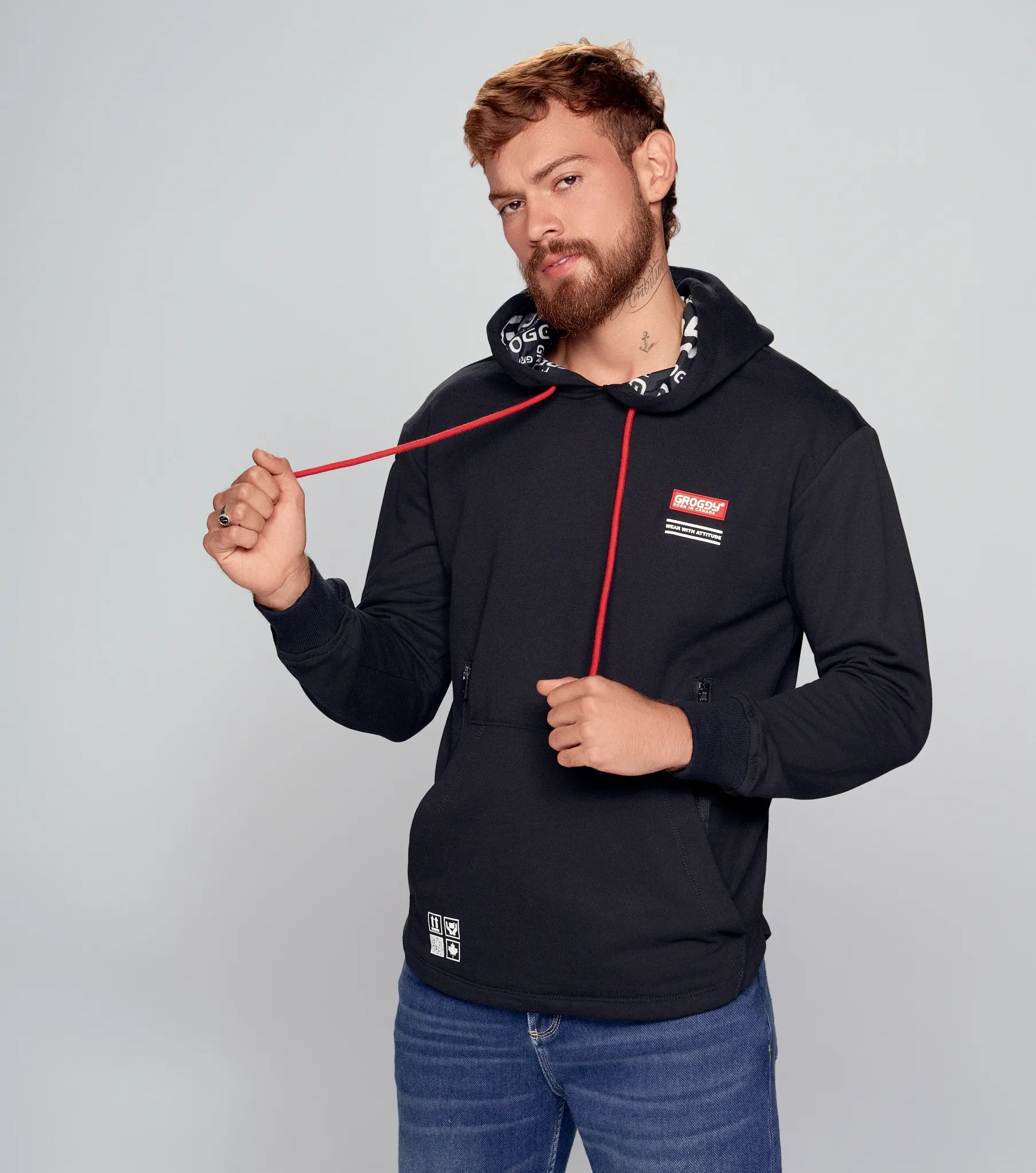 Abyss Hoodie Masculino Groggy 831240 NG