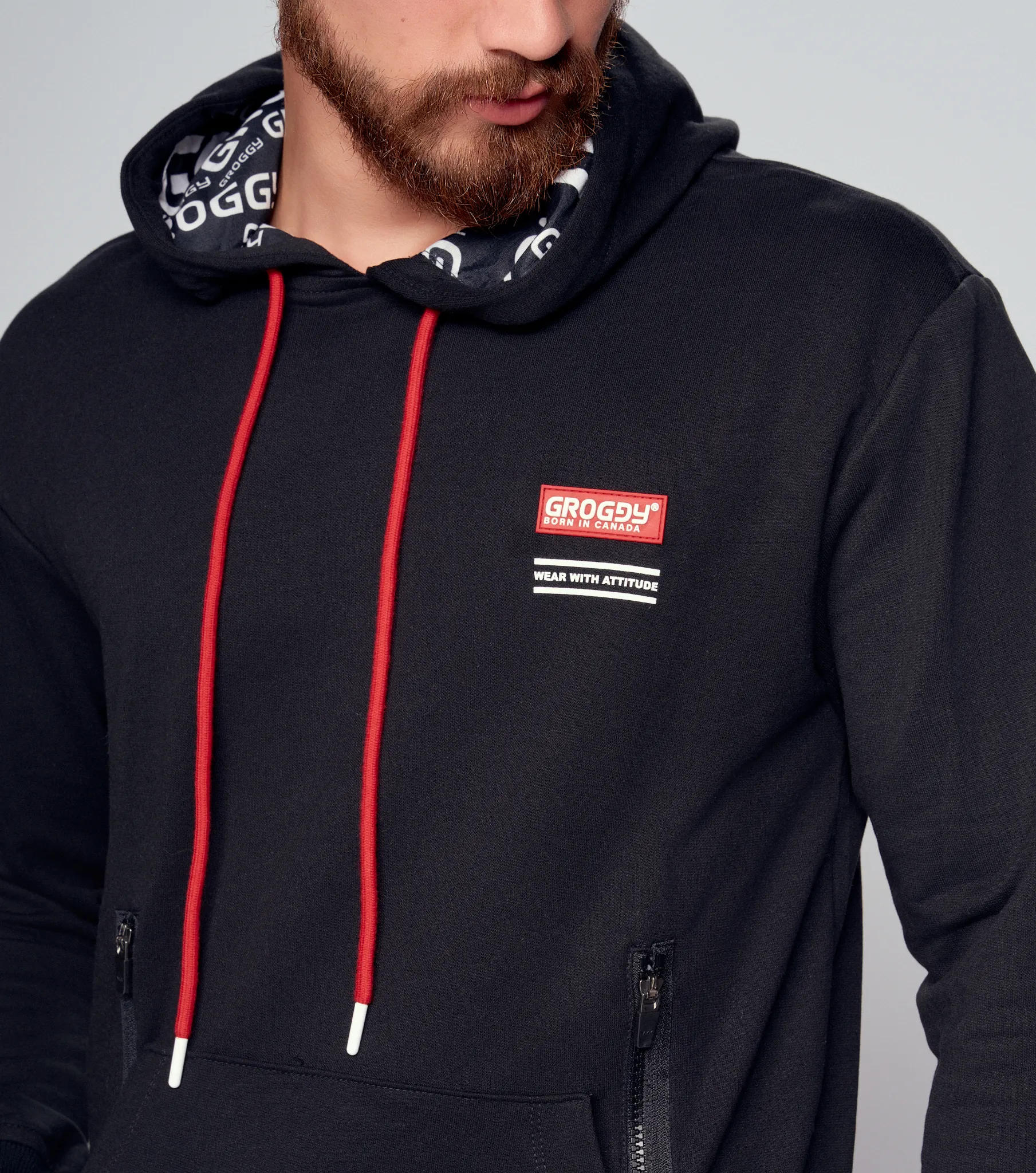 Abyss Hoodie Masculino Groggy 831240 NG