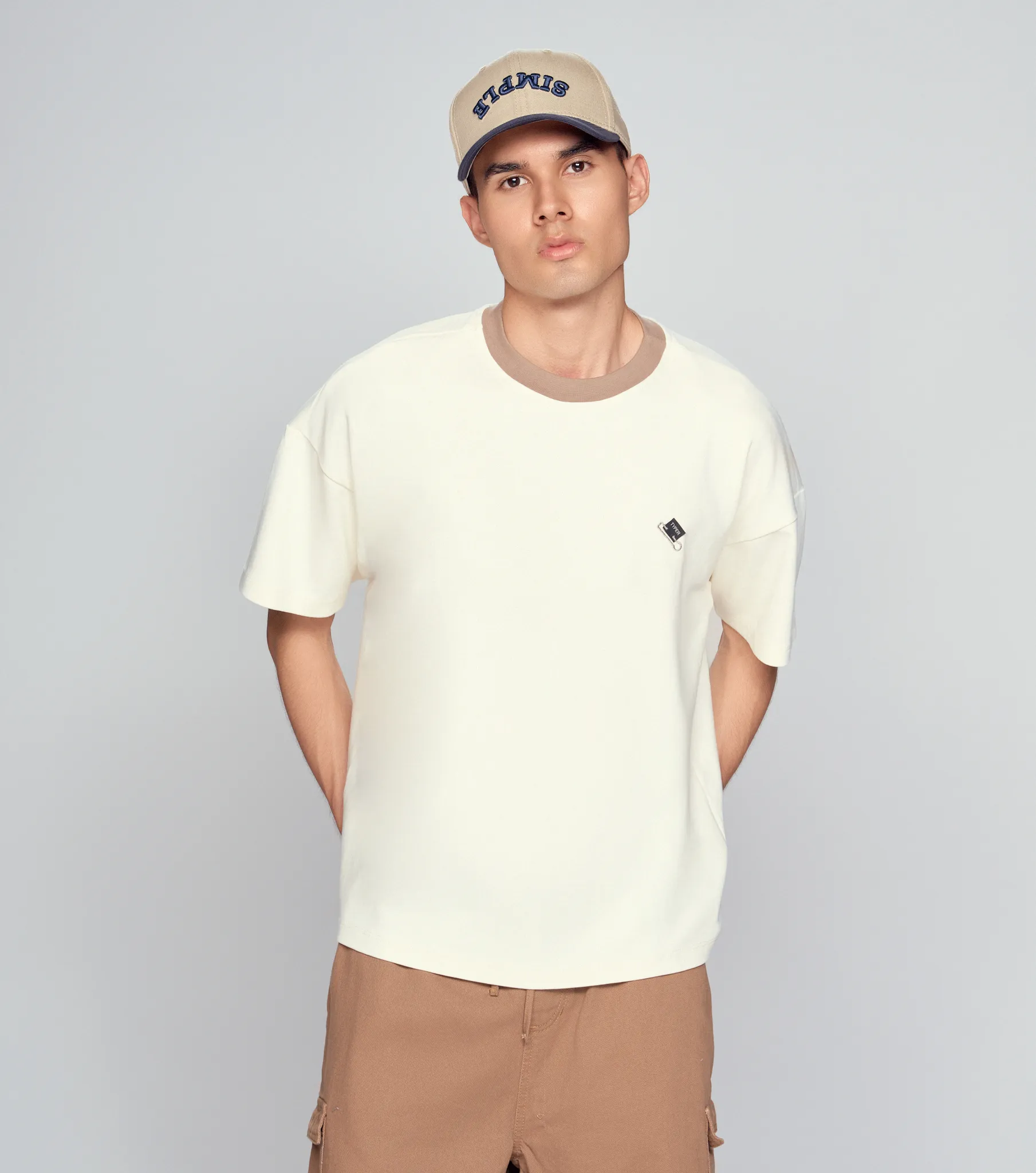 Antony T Shirt Boxy Bordada Typer 834623 BH