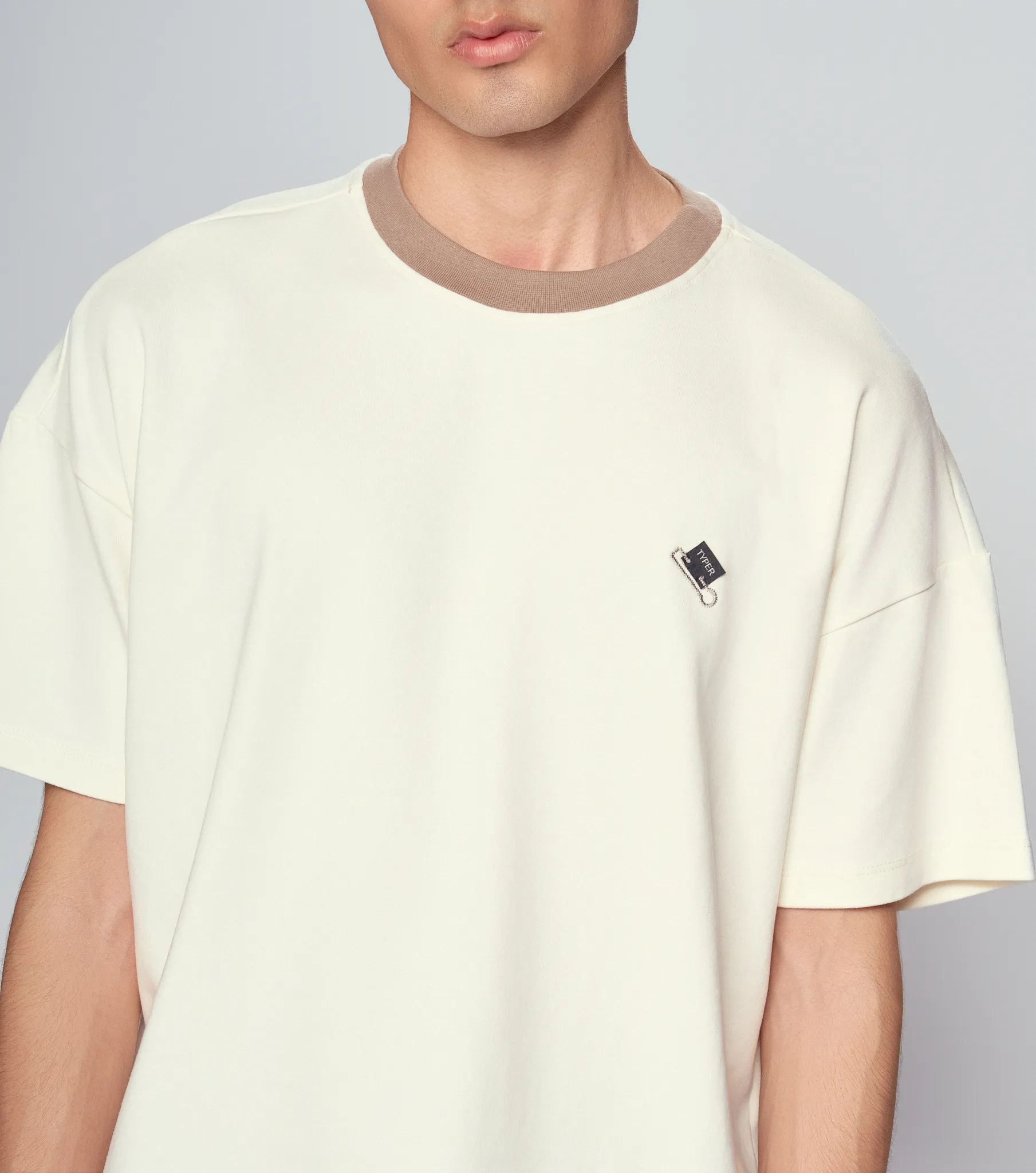 Antony T Shirt Boxy Bordada Typer 834623 BH