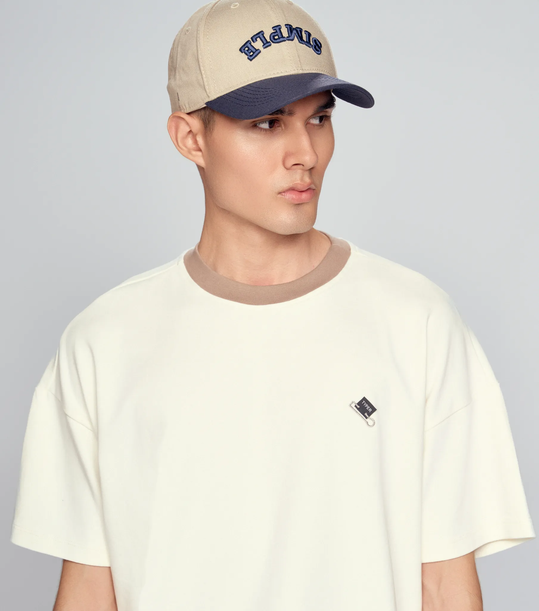 Antony T Shirt Boxy Bordada Typer 834623 BH