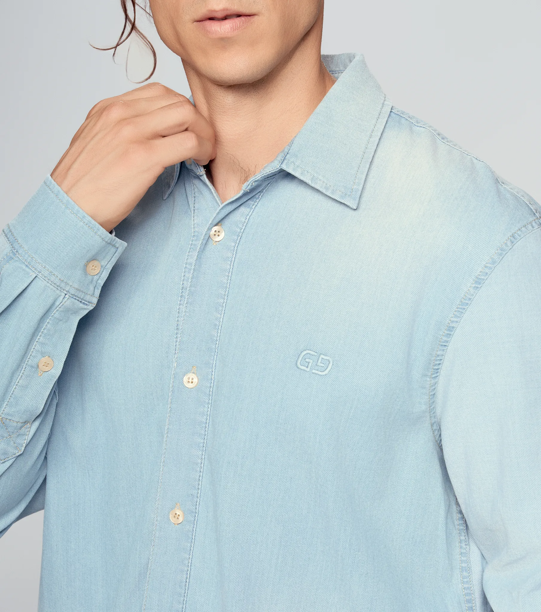 Banton Camisa Masculina Groggy 833606 AZ