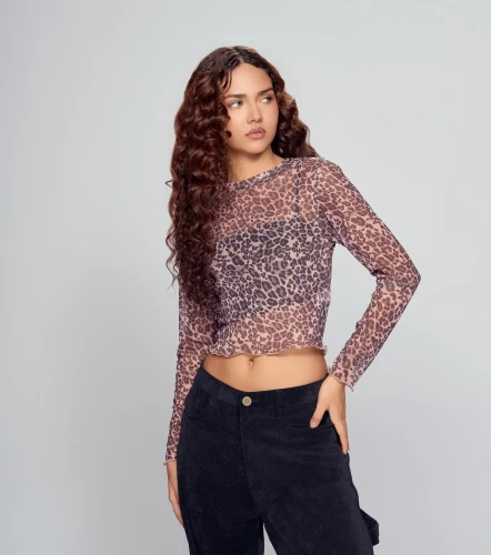 Belen Blusa Slim Fit En Mesh Bipack TyperCF