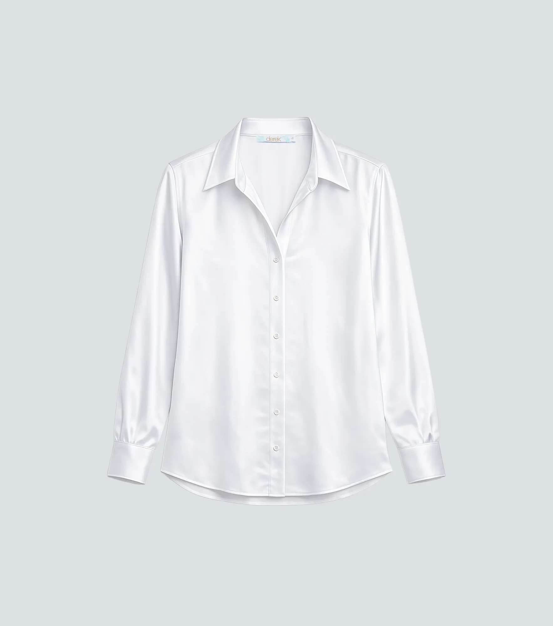 Blusa De Mujer Camisera Manga Larga Unicolor Derek 834199 AR