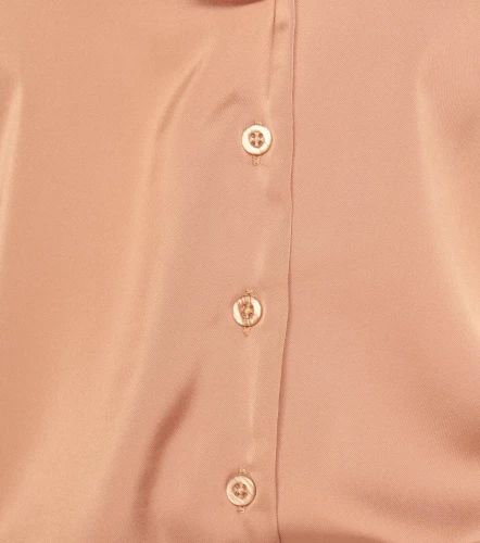 Blusa De Mujer Camisera Manga Larga Unicolor DerekKM