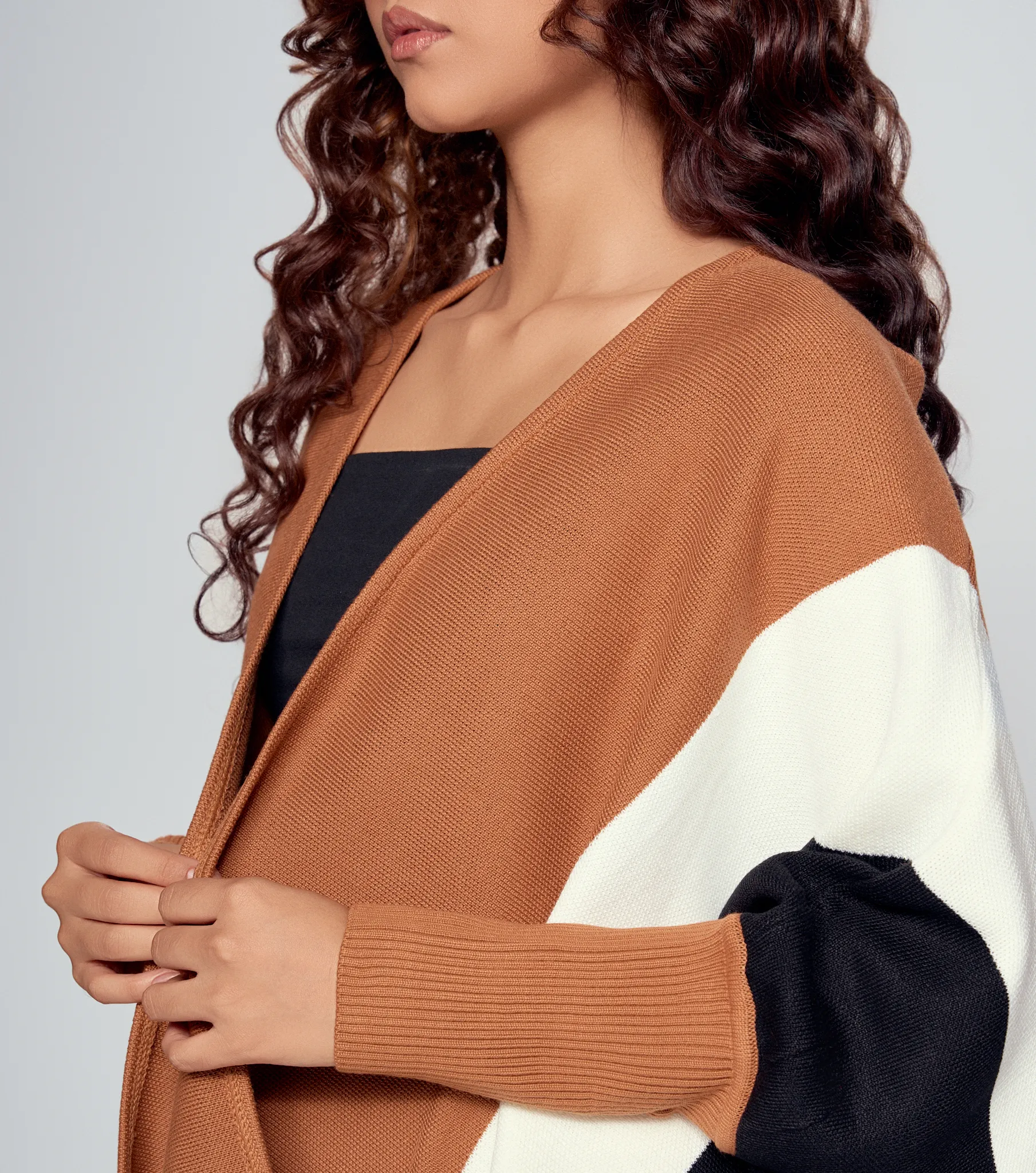 Cardigan Para Mujer Combinado En Bloques Anahi Derek 834740 CF