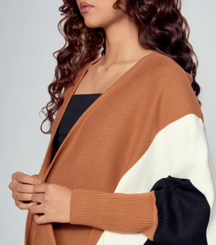 Cardigan Para Mujer Combinado En Bloques Anahi DerekCF