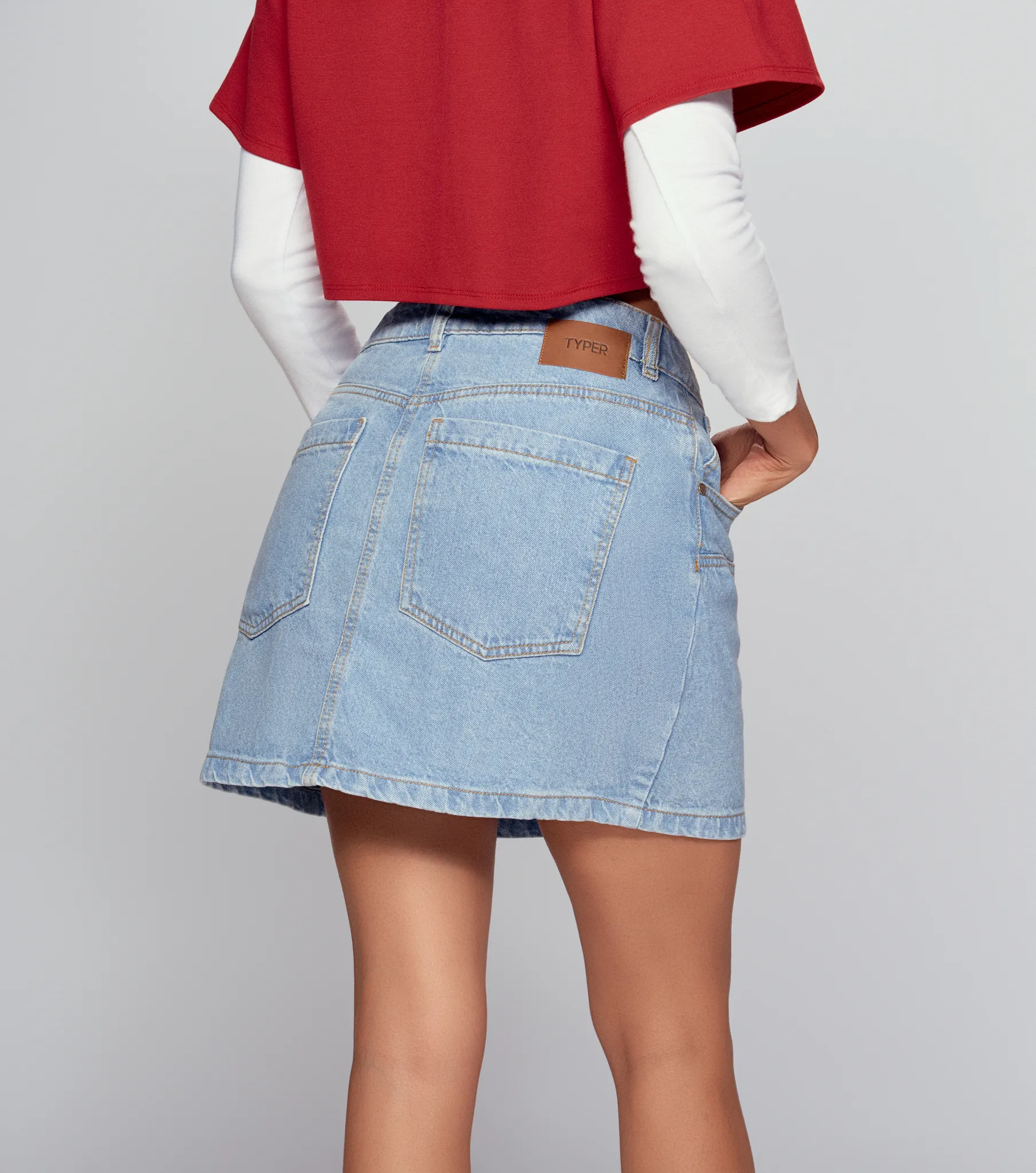 Charlotte Falda Corta Con Corte Typer 835168 