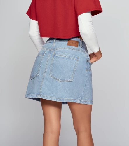Charlotte Falda Corta Con Corte TyperAZ