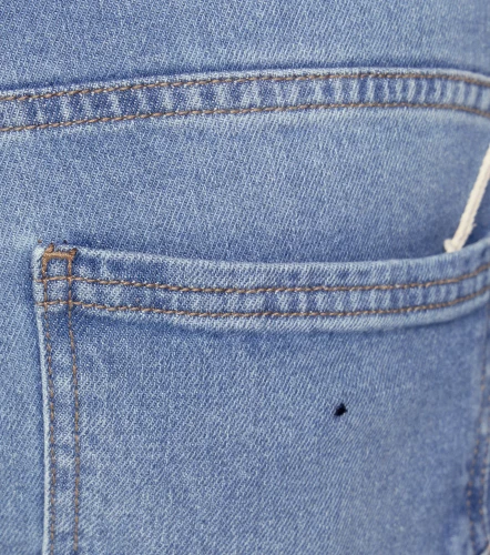 Couple David Tono Azul Claro Con Desgastes Y Cremallera UnserAZ