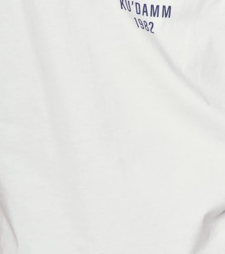 Julieta T Shirt Cuello Redondo Con Simbra Y Estampado UnserBL