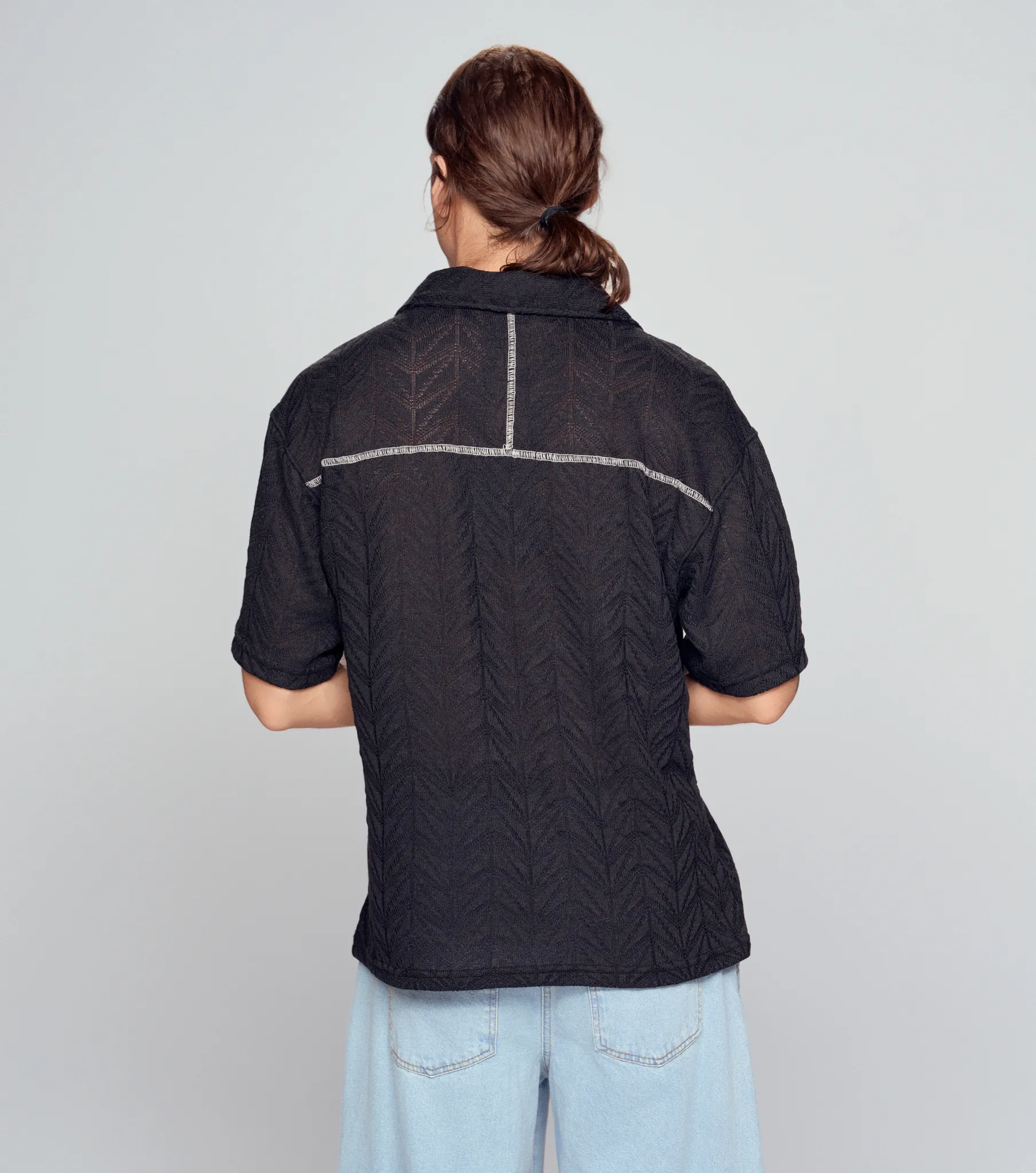 Justin Polo Comfort Con Costuras En Contraste Typer 835289 