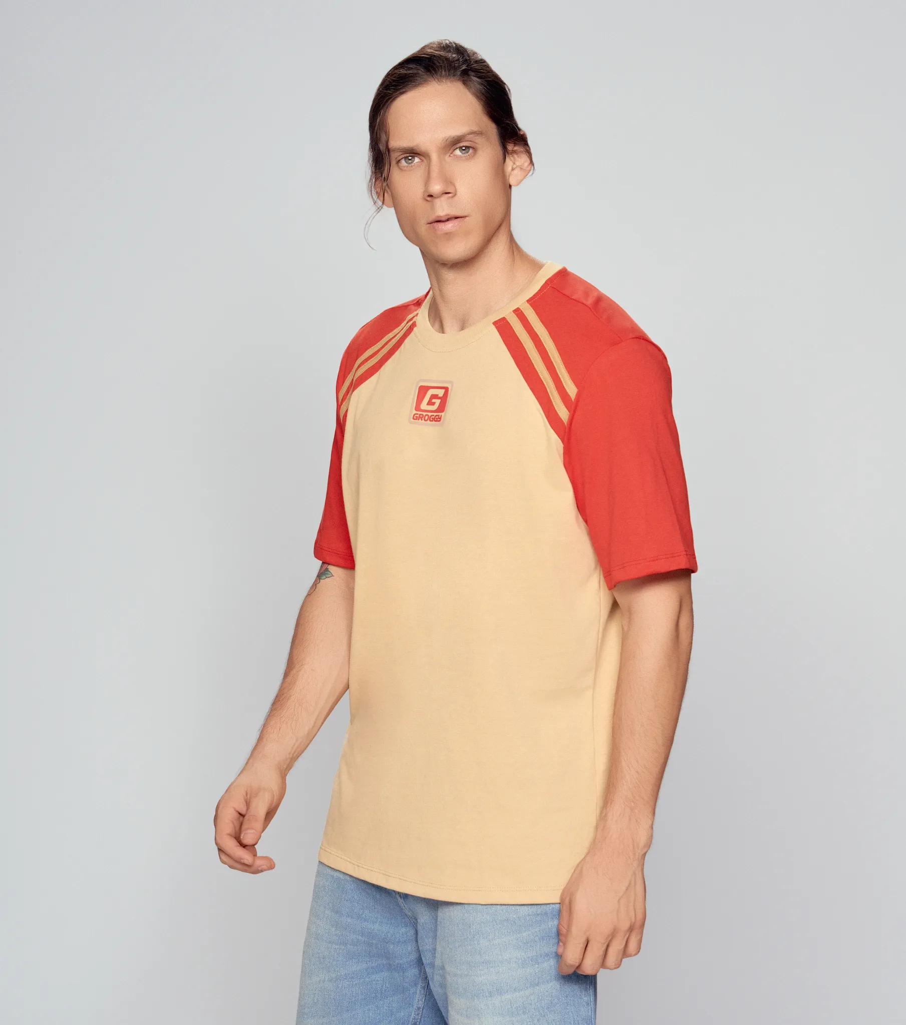 Kinky T Shirt Regular Masculina Groggy 834585 CU