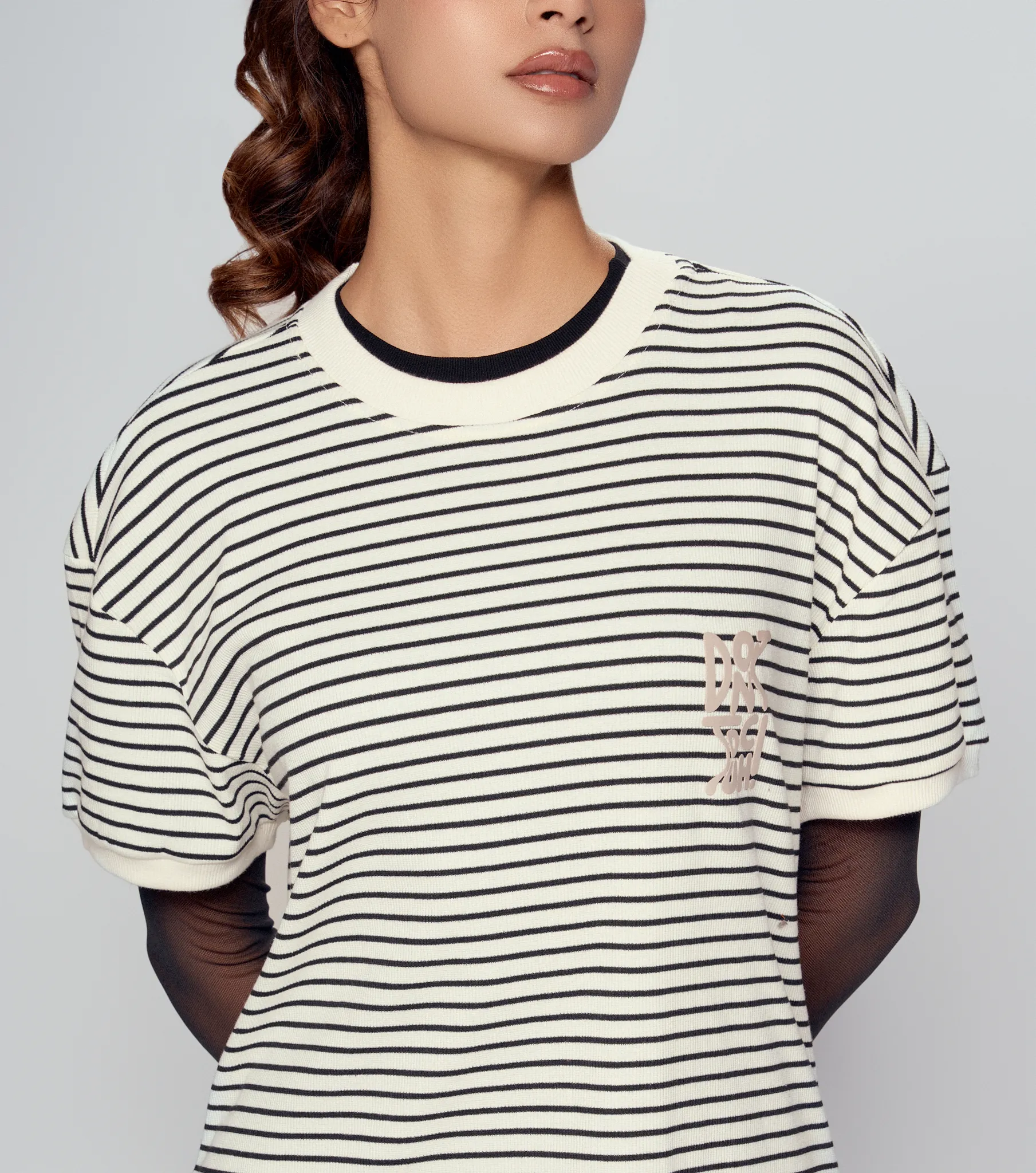 Lauren T Shirt Rayas Estampado Typer 835269 