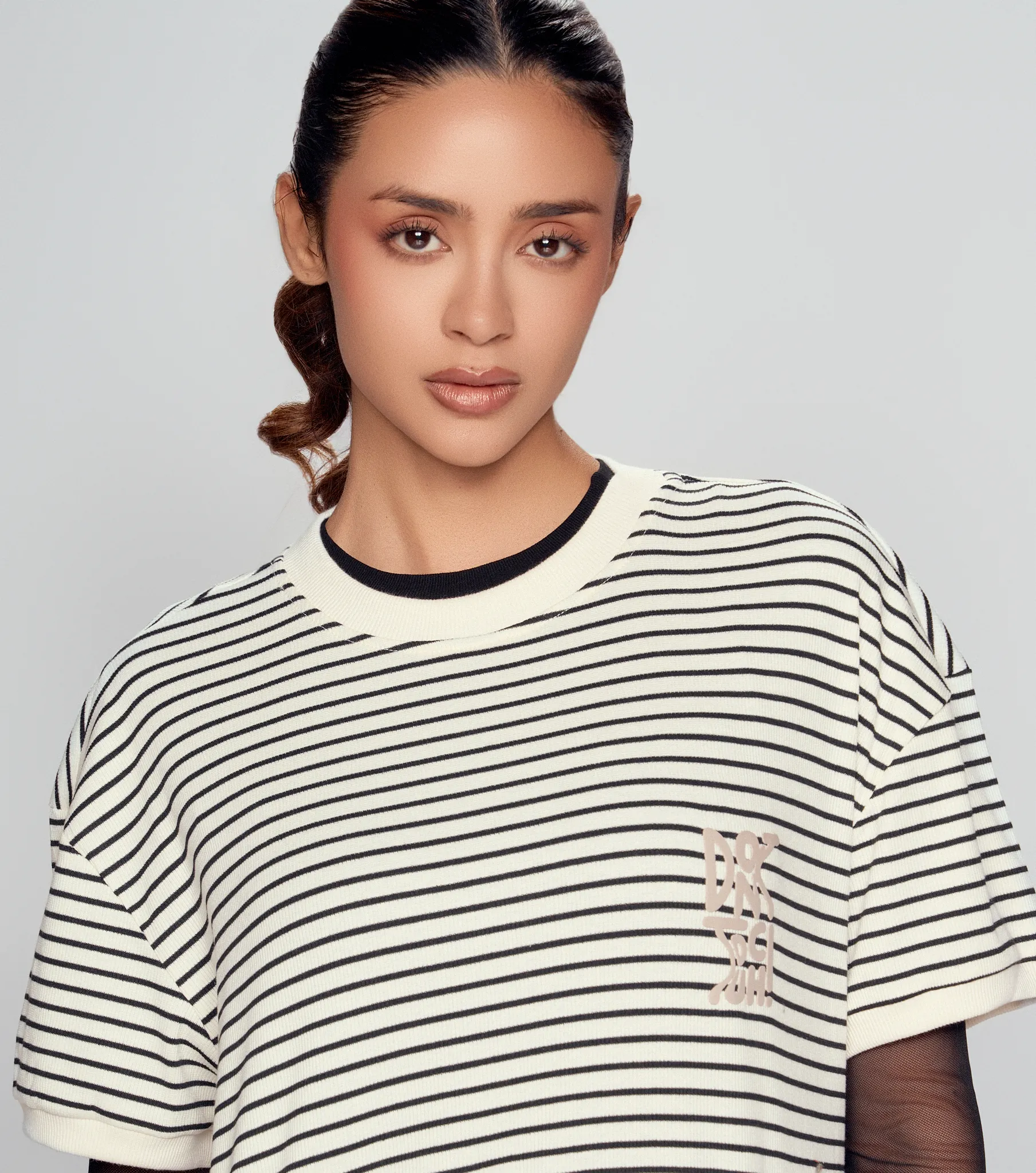 Lauren T Shirt Rayas Estampado Typer 835269 