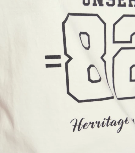 Lina Camiseta Unicolor Con Estampado UnserAR