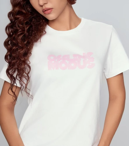 Lorain Blusa T Shirt Cuello Redondo Con Telovi Y Estampado UnserBL