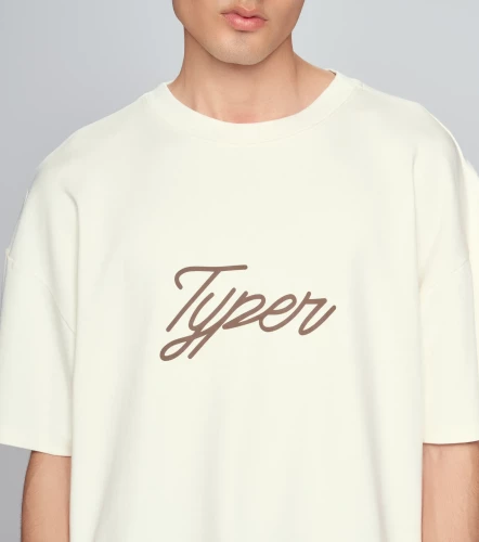 Lorenzo T Shirt Oversized Estampada TyperAR