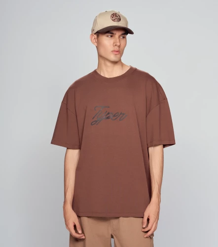 Lorenzo T Shirt Oversized Estampada TyperCF