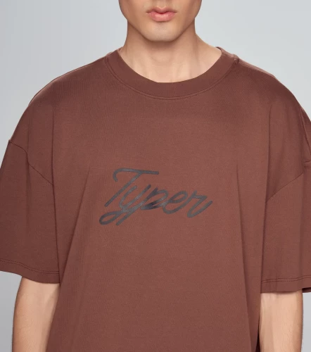 Lorenzo T Shirt Oversized Estampada TyperCF