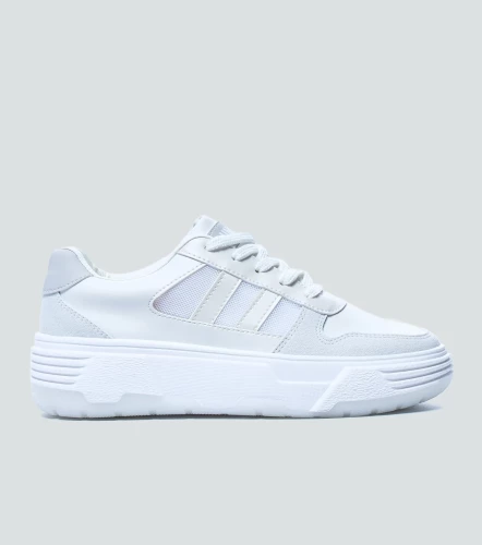 Marce Tenis Unicolor Con Suelta Alta Con Malla En Costado UnserBL