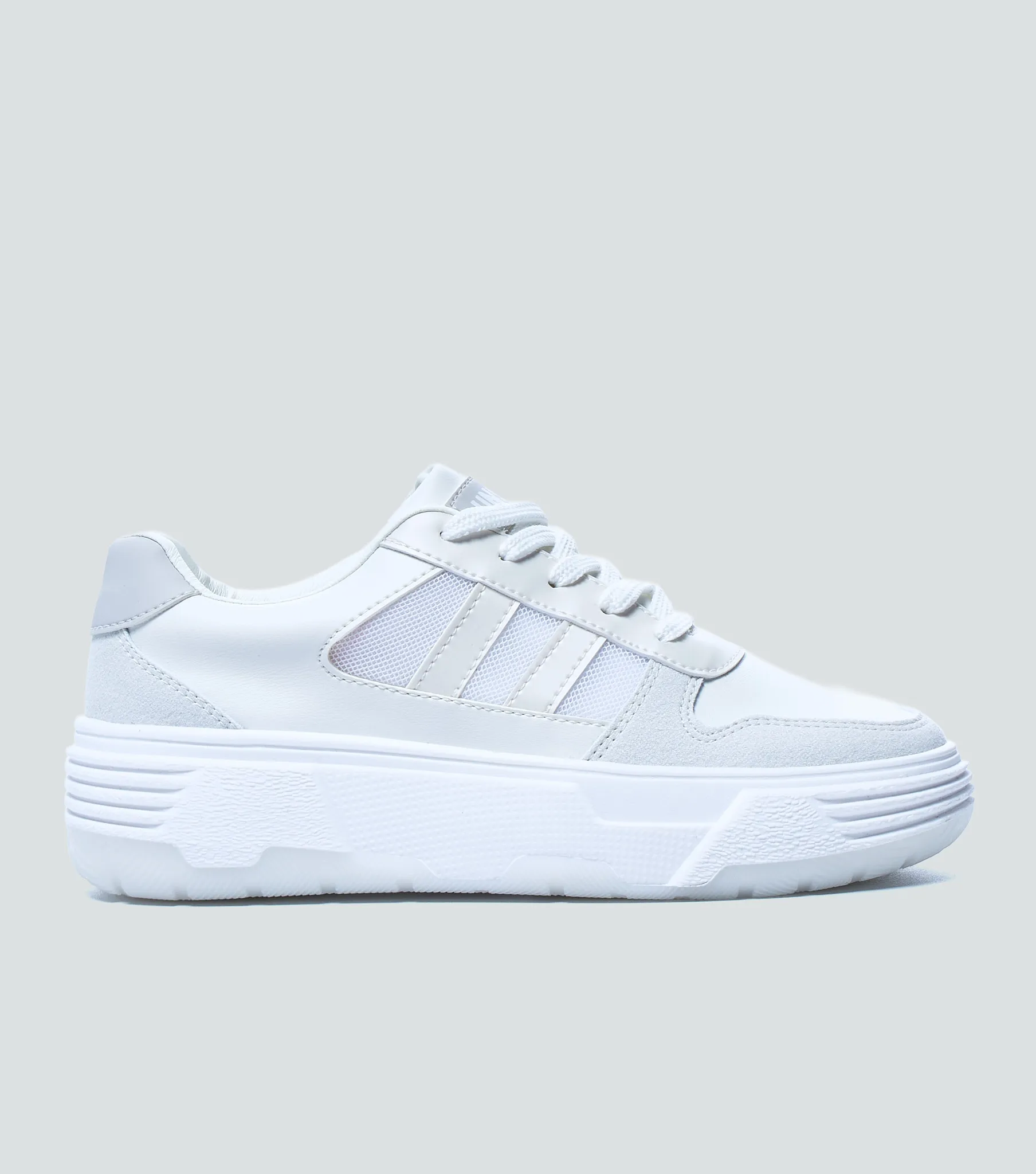 Marce Tenis Unicolor Con Suelta Alta Con Malla En Costado UnserBL